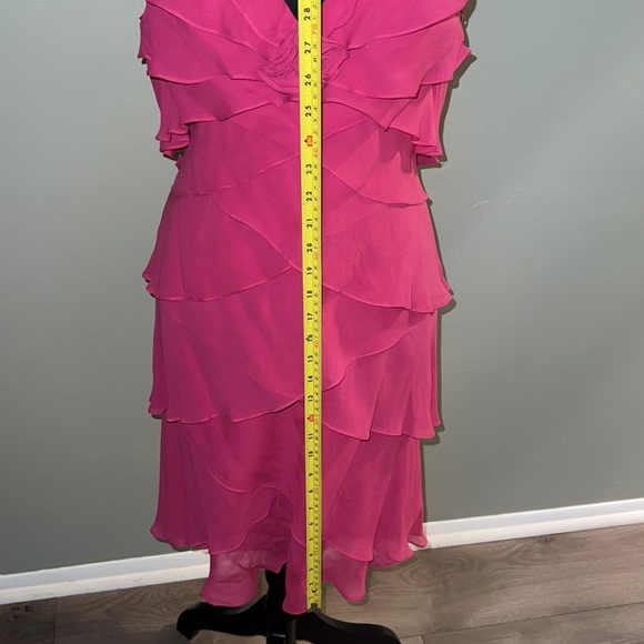 Hot pink, formal dress, party dress, cocktail dress - Picture 5 of 5